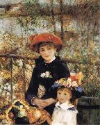 On the Terrace Auguste renoir